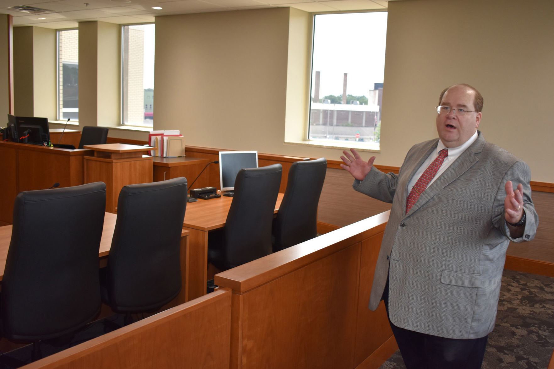 Columbia County dedication hearing room